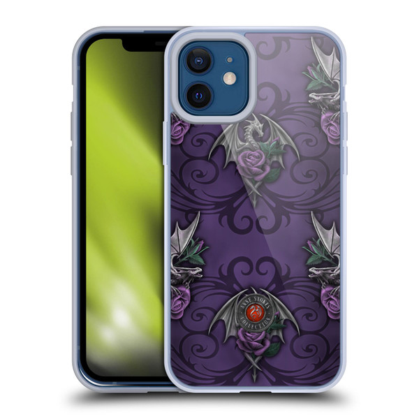 Anne Stokes Dragons 3 Pattern Soft Gel Case for Apple iPhone 12 / iPhone 12 Pro