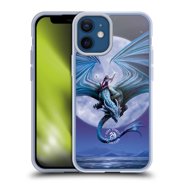Anne Stokes Dragons 3 Moonstone Soft Gel Case for Apple iPhone 12 Mini
