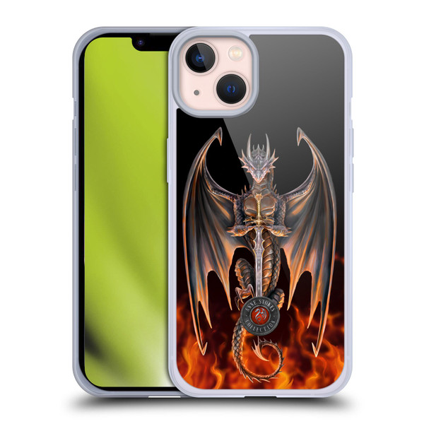 Anne Stokes Dragons 3 Warrior Soft Gel Case for Apple iPhone 13