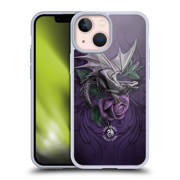 Anne Stokes Dragons 3 Beauty 2 Soft Gel Case for Apple iPhone 13 Mini