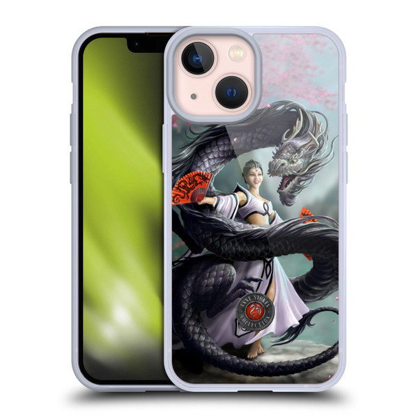 Anne Stokes Dragons 3 Dancer Soft Gel Case for Apple iPhone 13 Mini