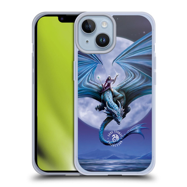 Anne Stokes Dragons 3 Moonstone Soft Gel Case for Apple iPhone 14