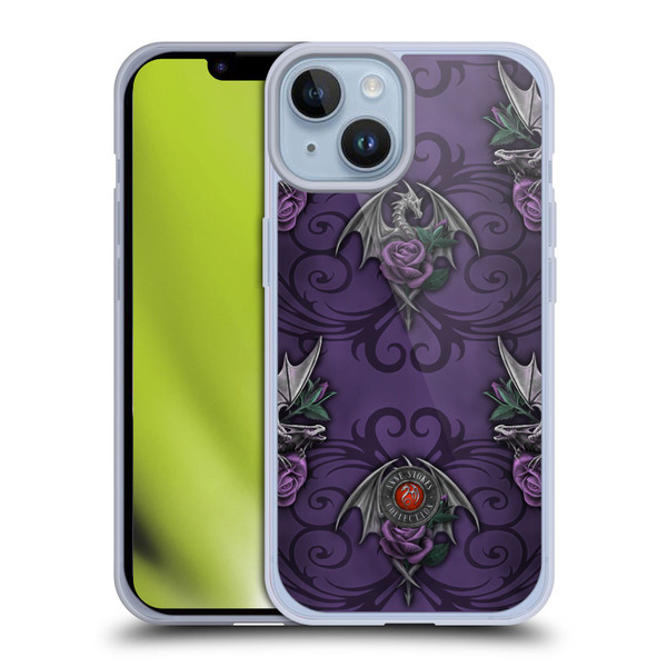 Anne Stokes Dragons 3 Pattern Soft Gel Case for Apple iPhone 14