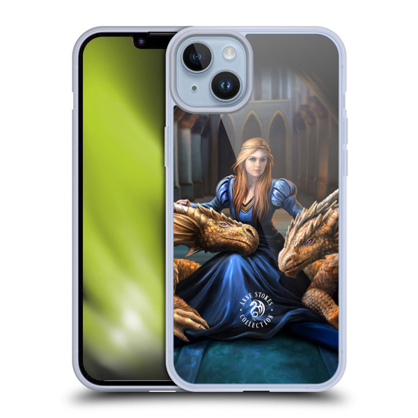 Anne Stokes Dragons 3 Fierce Loyalty Soft Gel Case for Apple iPhone 14 Plus