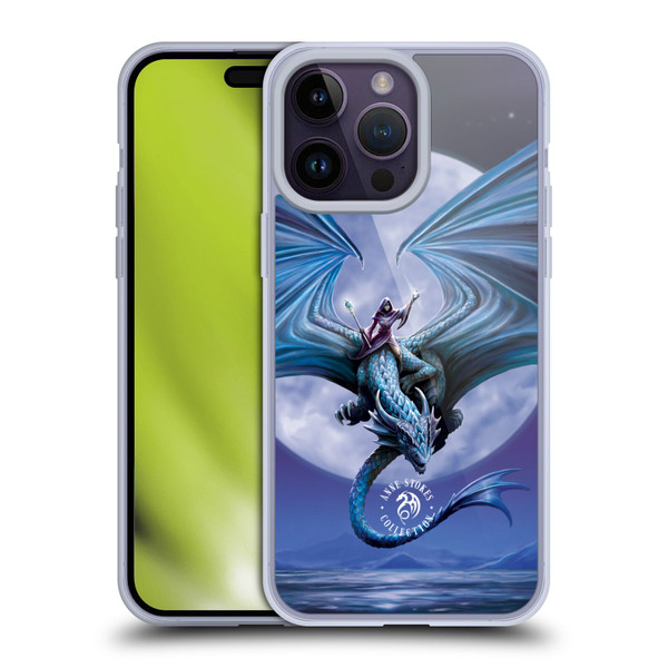 Anne Stokes Dragons 3 Moonstone Soft Gel Case for Apple iPhone 14 Pro Max