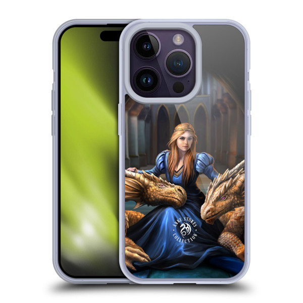 Anne Stokes Dragons 3 Fierce Loyalty Soft Gel Case for Apple iPhone 14 Pro