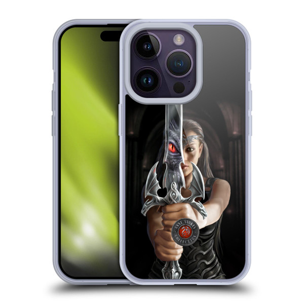 Anne Stokes Dragons 3 Reflection Soft Gel Case for Apple iPhone 14 Pro