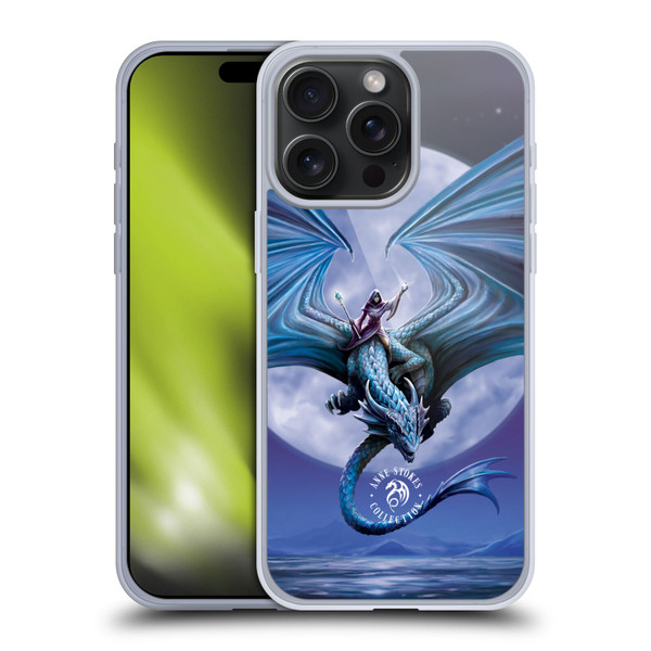 Anne Stokes Dragons 3 Moonstone Soft Gel Case for Apple iPhone 15 Pro Max