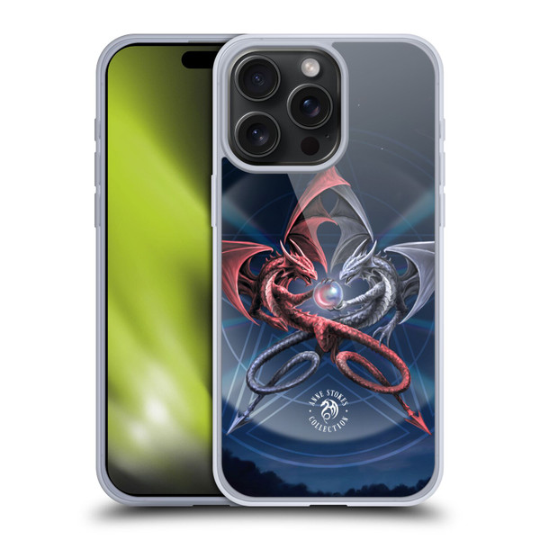 Anne Stokes Dragons 3 Pentagram Soft Gel Case for Apple iPhone 15 Pro Max