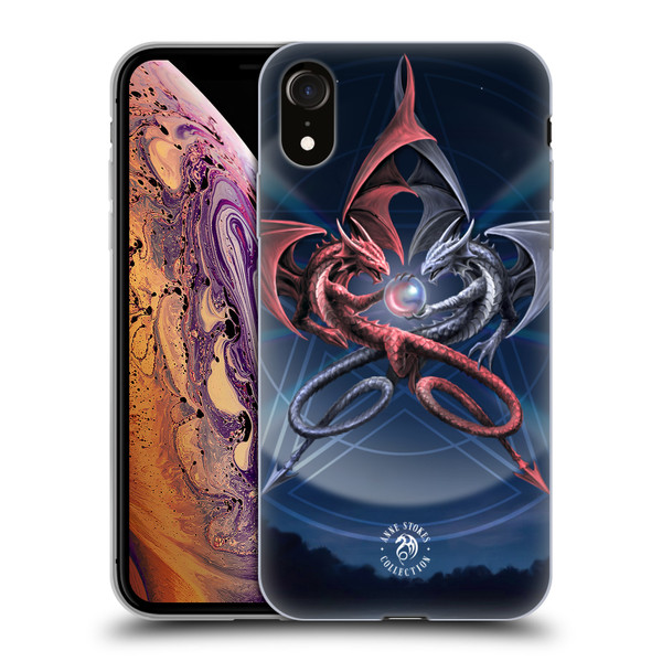 Anne Stokes Dragons 3 Pentagram Soft Gel Case for Apple iPhone XR