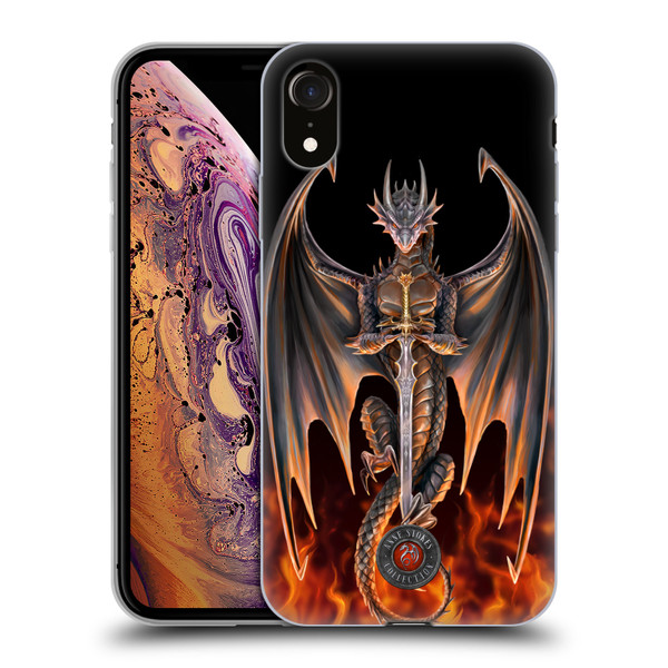 Anne Stokes Dragons 3 Warrior Soft Gel Case for Apple iPhone XR