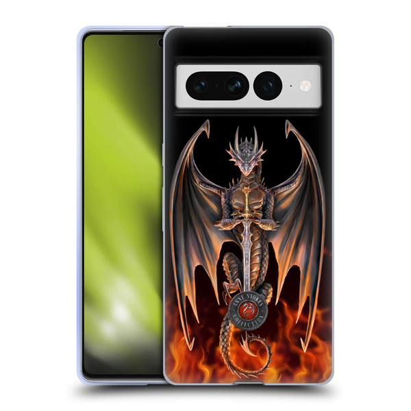 Anne Stokes Dragons 3 Warrior Soft Gel Case for Google Pixel 7 Pro