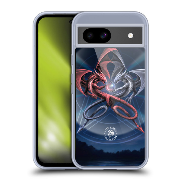Anne Stokes Dragons 3 Pentagram Soft Gel Case for Google Pixel 8a