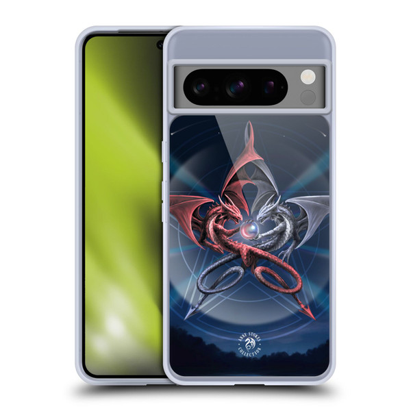 Anne Stokes Dragons 3 Pentagram Soft Gel Case for Google Pixel 8 Pro
