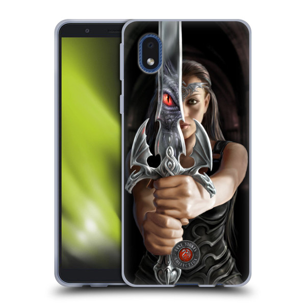 Anne Stokes Dragons 3 Reflection Soft Gel Case for Samsung Galaxy A01 Core (2020)