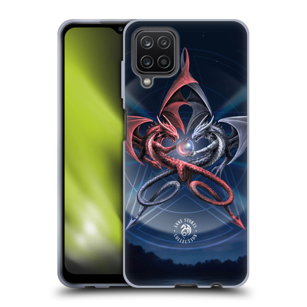 Anne Stokes Dragons 3 Pentagram Soft Gel Case for Samsung Galaxy A12 (2020)