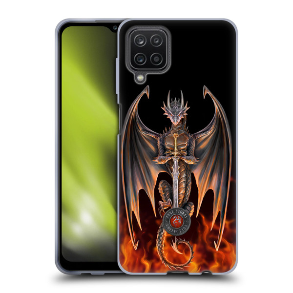 Anne Stokes Dragons 3 Warrior Soft Gel Case for Samsung Galaxy A12 (2020)