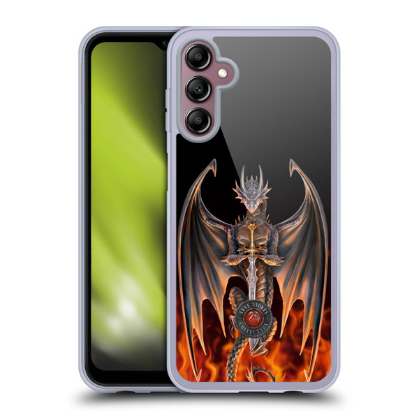 Anne Stokes Dragons 3 Warrior Soft Gel Case for Samsung Galaxy A14 5G