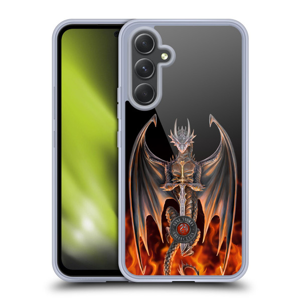 Anne Stokes Dragons 3 Warrior Soft Gel Case for Samsung Galaxy A54 5G