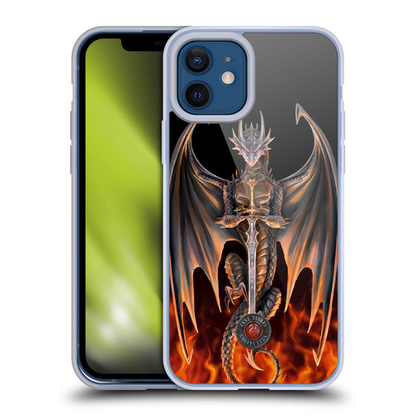 Anne Stokes Dragons 4 Warrior Soft Gel Case for Apple iPhone 12 / iPhone 12 Pro