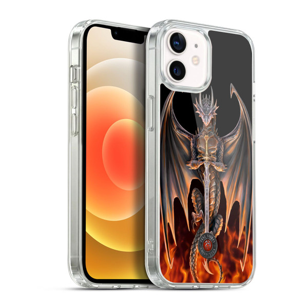 Anne Stokes Dragons 4 Warrior Soft Gel Case for Apple iPhone 12 / iPhone 12 Pro & MagSafe