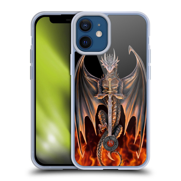 Anne Stokes Dragons 4 Warrior Soft Gel Case for Apple iPhone 12 Mini