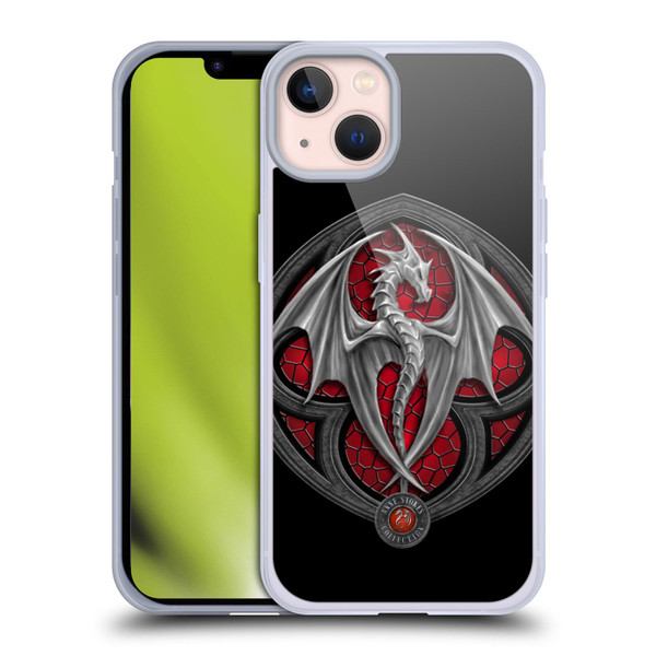 Anne Stokes Dragons 4 Logo Soft Gel Case for Apple iPhone 13