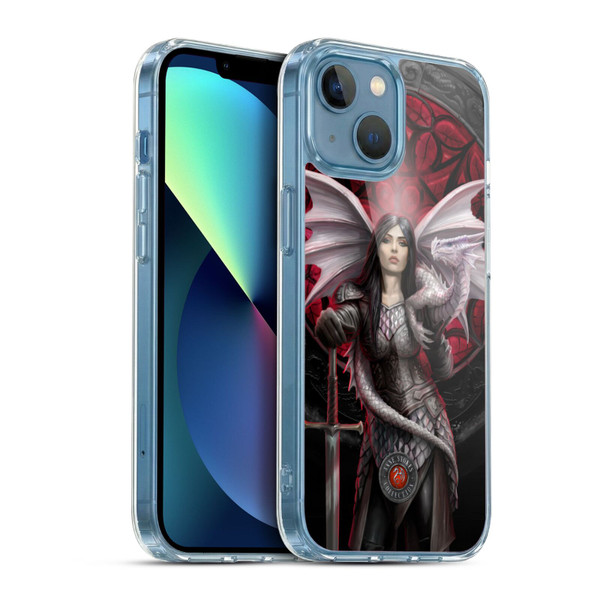 Anne Stokes Dragons 4 Valor Soft Gel Case for Apple iPhone 13 Mini & MagSafe