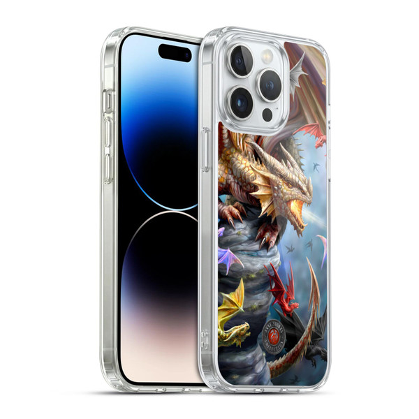 Anne Stokes Dragons 4 Clan Soft Gel Case for Apple iPhone 14 Pro Max & MagSafe