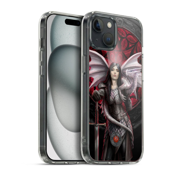 Anne Stokes Dragons 4 Valor Soft Gel Case for Apple iPhone 15 Plus & MagSafe