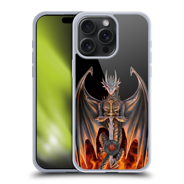 Anne Stokes Dragons 4 Warrior Soft Gel Case for Apple iPhone 15 Pro Max