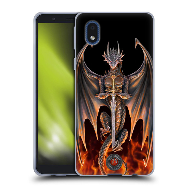 Anne Stokes Dragons 4 Warrior Soft Gel Case for Samsung Galaxy A01 Core (2020)