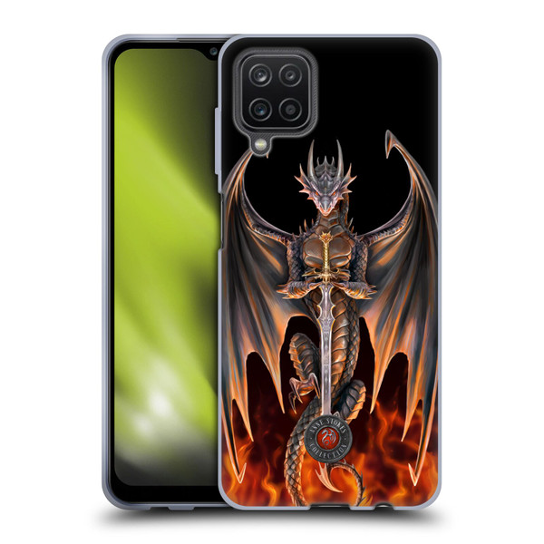 Anne Stokes Dragons 4 Warrior Soft Gel Case for Samsung Galaxy A12 (2020)
