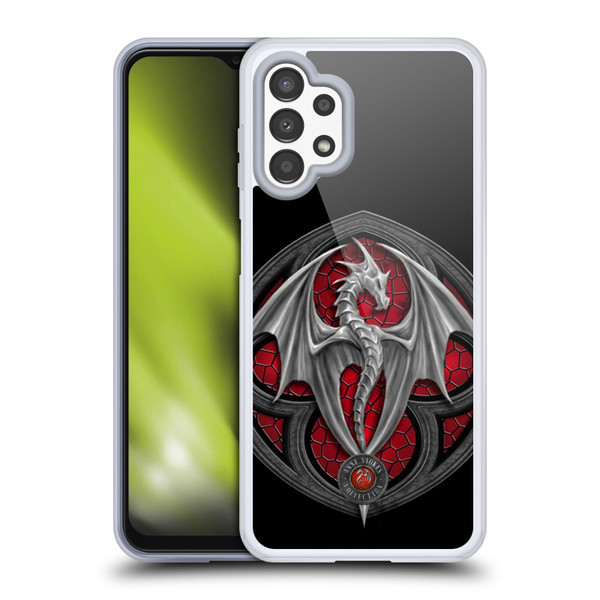 Anne Stokes Dragons 4 Logo Soft Gel Case for Samsung Galaxy A13 (2022)