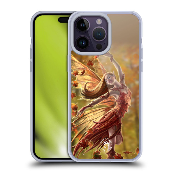 Anne Stokes Fairies Autumn Soft Gel Case for Apple iPhone 14 Pro Max