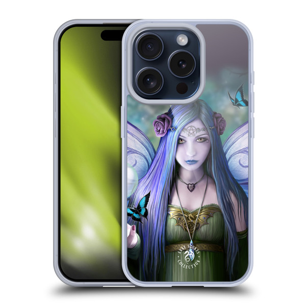 Anne Stokes Fairies Mystic Aura Soft Gel Case for Apple iPhone 15 Pro