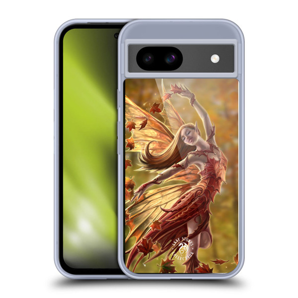 Anne Stokes Fairies Autumn Soft Gel Case for Google Pixel 8a