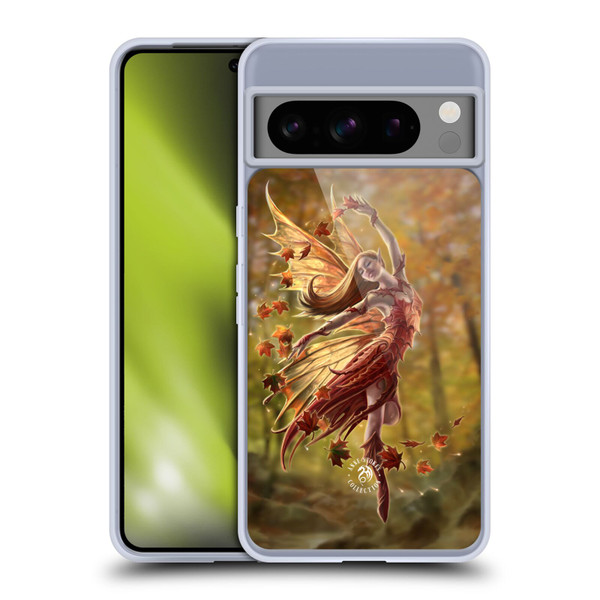 Anne Stokes Fairies Autumn Soft Gel Case for Google Pixel 8 Pro