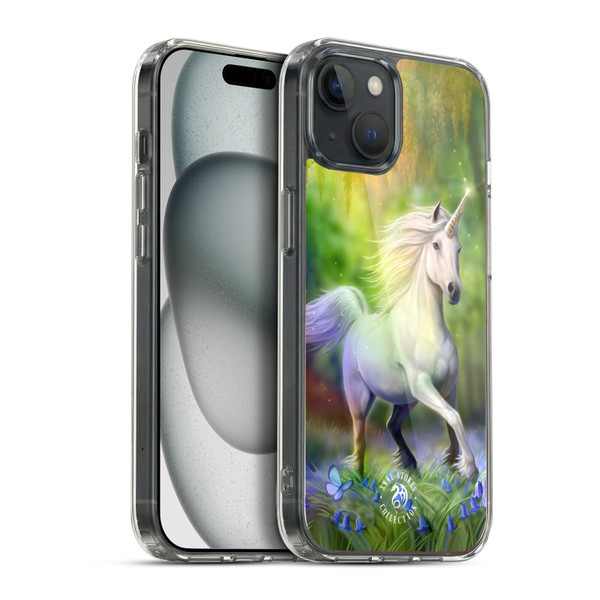 Anne Stokes Fantasy 2 Chase The Rainbow Soft Gel Case for Apple iPhone 15 Plus & MagSafe