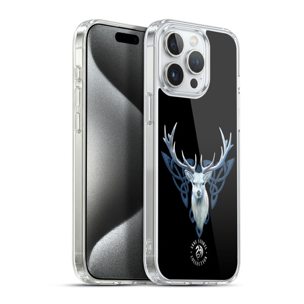 Anne Stokes Fantasy 2 Deer Soft Gel Case for Apple iPhone 15 Pro Max & MagSafe