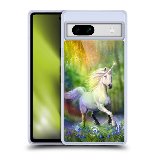 Anne Stokes Fantasy 2 Chase The Rainbow Soft Gel Case for Google Pixel 7a