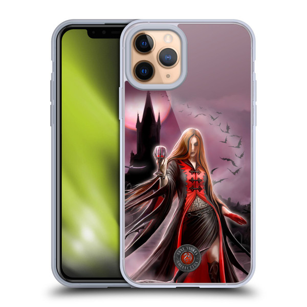 Anne Stokes Gothic Blood Moon Soft Gel Case for Apple iPhone 11 Pro