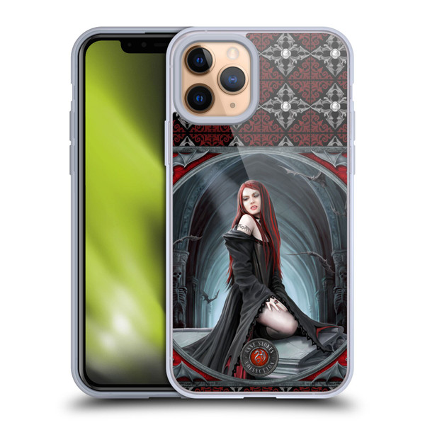 Anne Stokes Gothic Await The Night Soft Gel Case for Apple iPhone 11 Pro