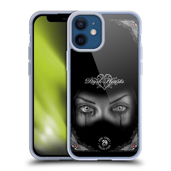 Anne Stokes Gothic Sad Eyes Soft Gel Case for Apple iPhone 12 Mini