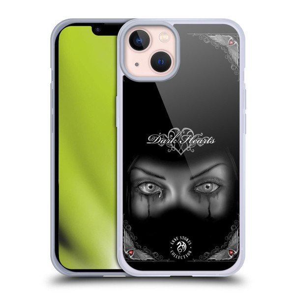 Anne Stokes Gothic Sad Eyes Soft Gel Case for Apple iPhone 13