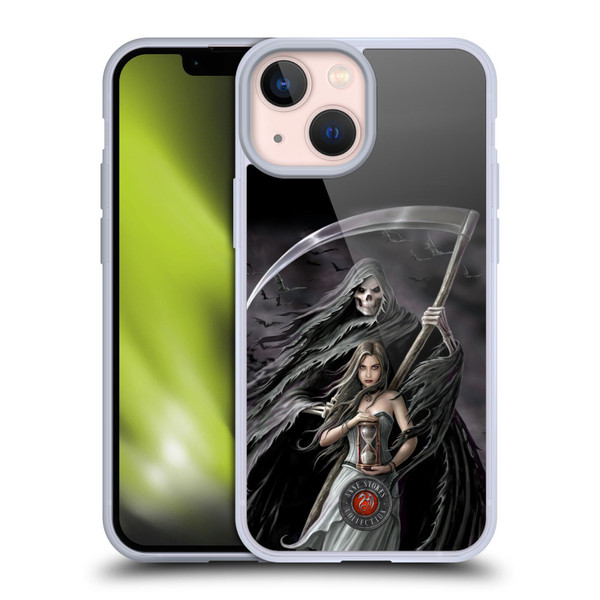Anne Stokes Gothic Summon the Reaper Soft Gel Case for Apple iPhone 13 Mini