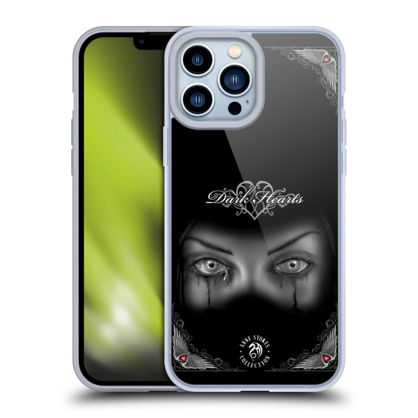 Anne Stokes Gothic Sad Eyes Soft Gel Case for Apple iPhone 13 Pro Max