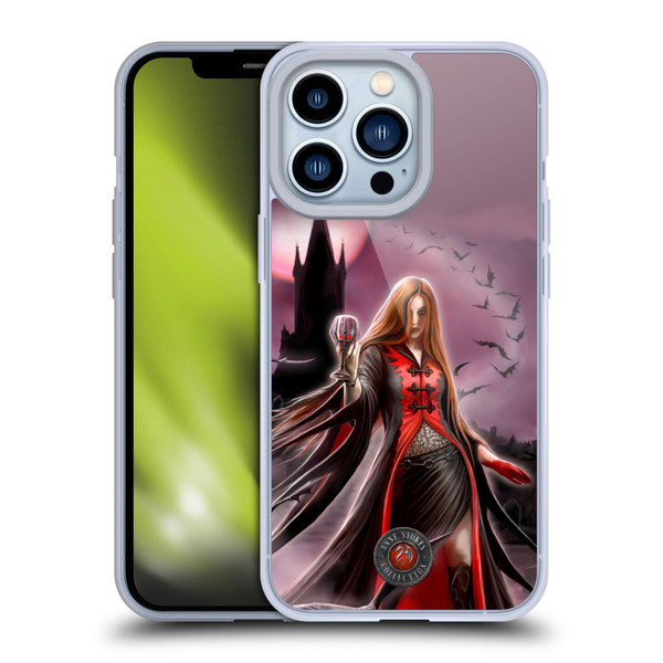 Anne Stokes Gothic Blood Moon Soft Gel Case for Apple iPhone 13 Pro
