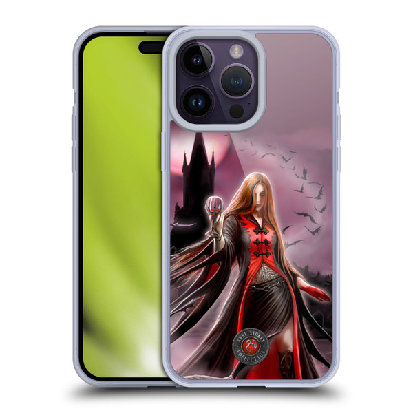 Anne Stokes Gothic Blood Moon Soft Gel Case for Apple iPhone 14 Pro Max