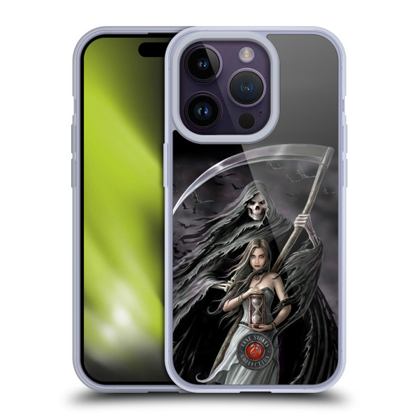 Anne Stokes Gothic Summon the Reaper Soft Gel Case for Apple iPhone 14 Pro